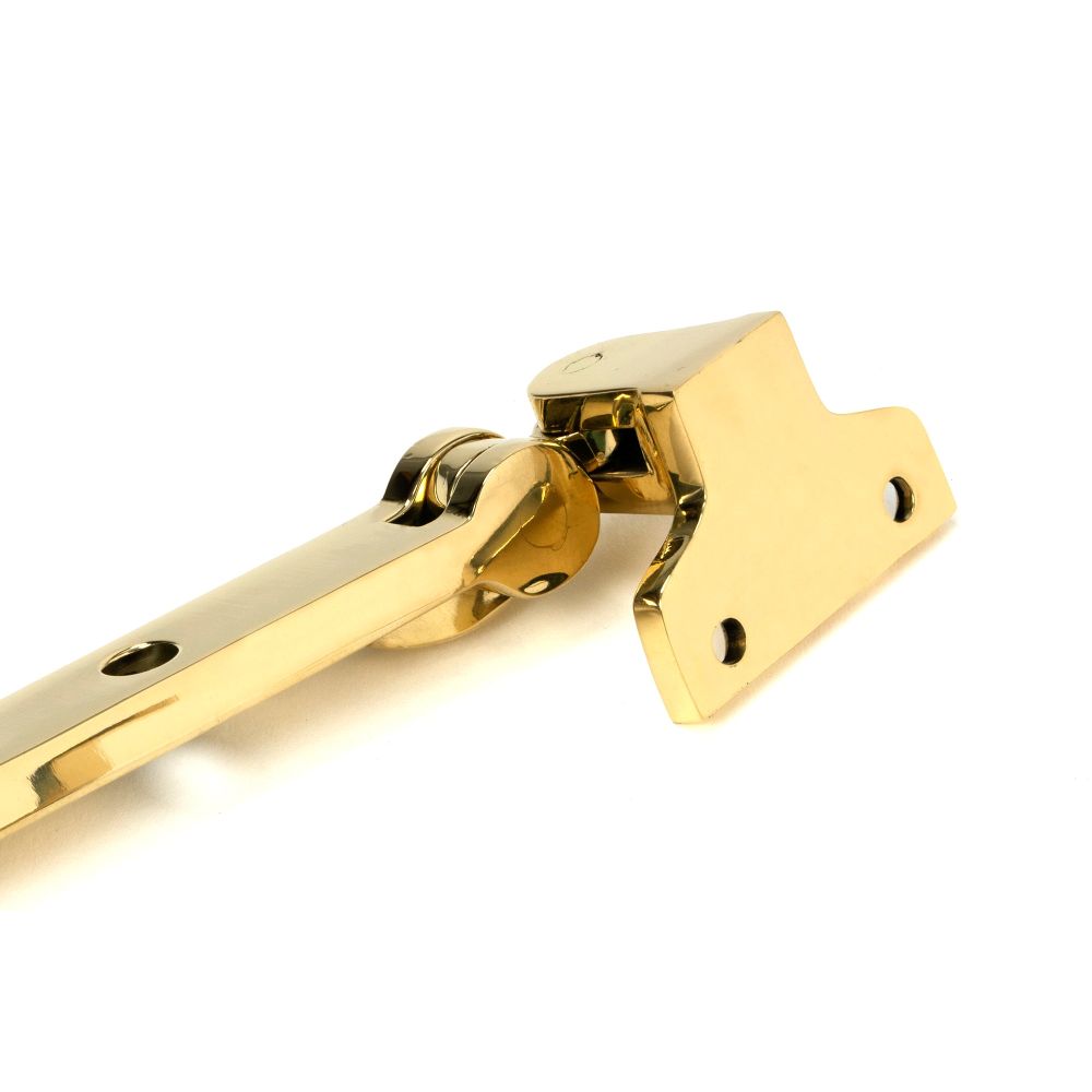 From The Anvil - Polished Brass 8" Newbury Stay (Steel Window) | Sku. 52026 | Trade Door Handles.