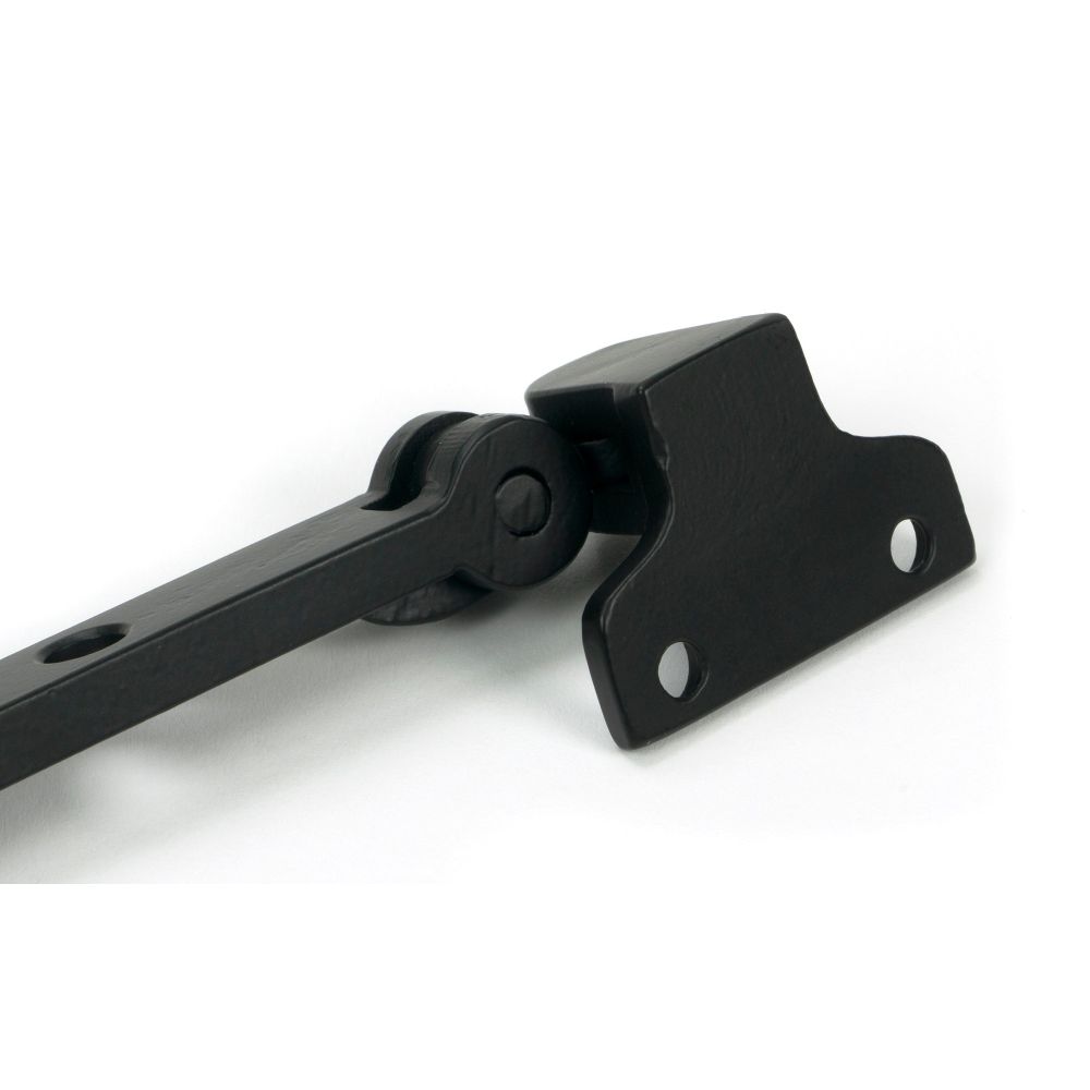 From The Anvil - Matt Black 10" Newbury Stay (Steel Window) | Sku. 52028 | Trade Door Handles.