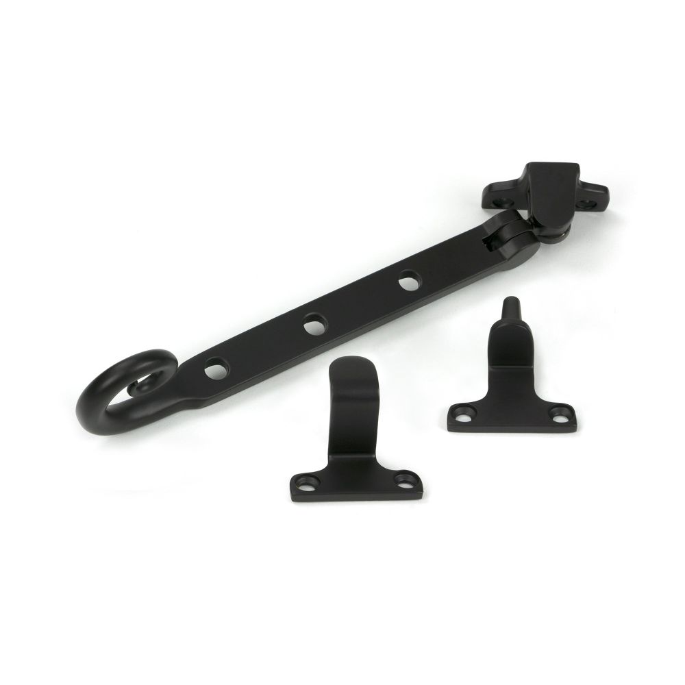 From The Anvil - Aged Bronze 8" Monkeytail Stay (Steel Window) | Sku. 52031 | Trade Door Handles.