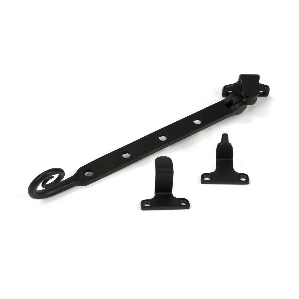 From The Anvil - Aged Bronze 10" Monkeytail Stay (Steel Window) | Sku. 52035 | Trade Door Handles.