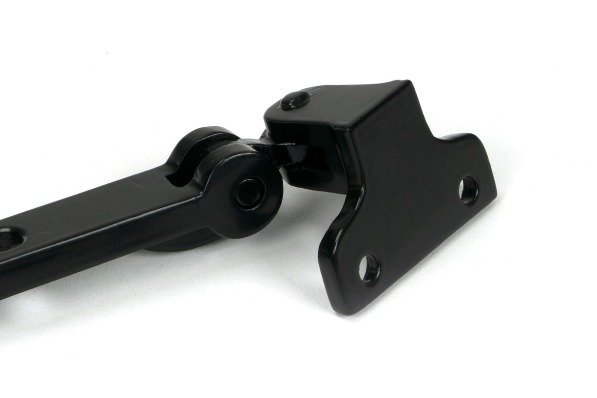 From The Anvil - Black 10" Monkeytail Stay (Steel Window) | Sku. 52036 | Trade Door Handles.