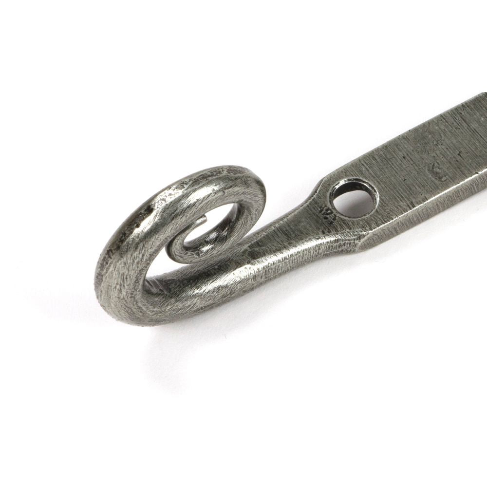 From The Anvil - Pewter 10" Monkeytail Stay (Steel Window) | Sku. 52037 | Trade Door Handles.