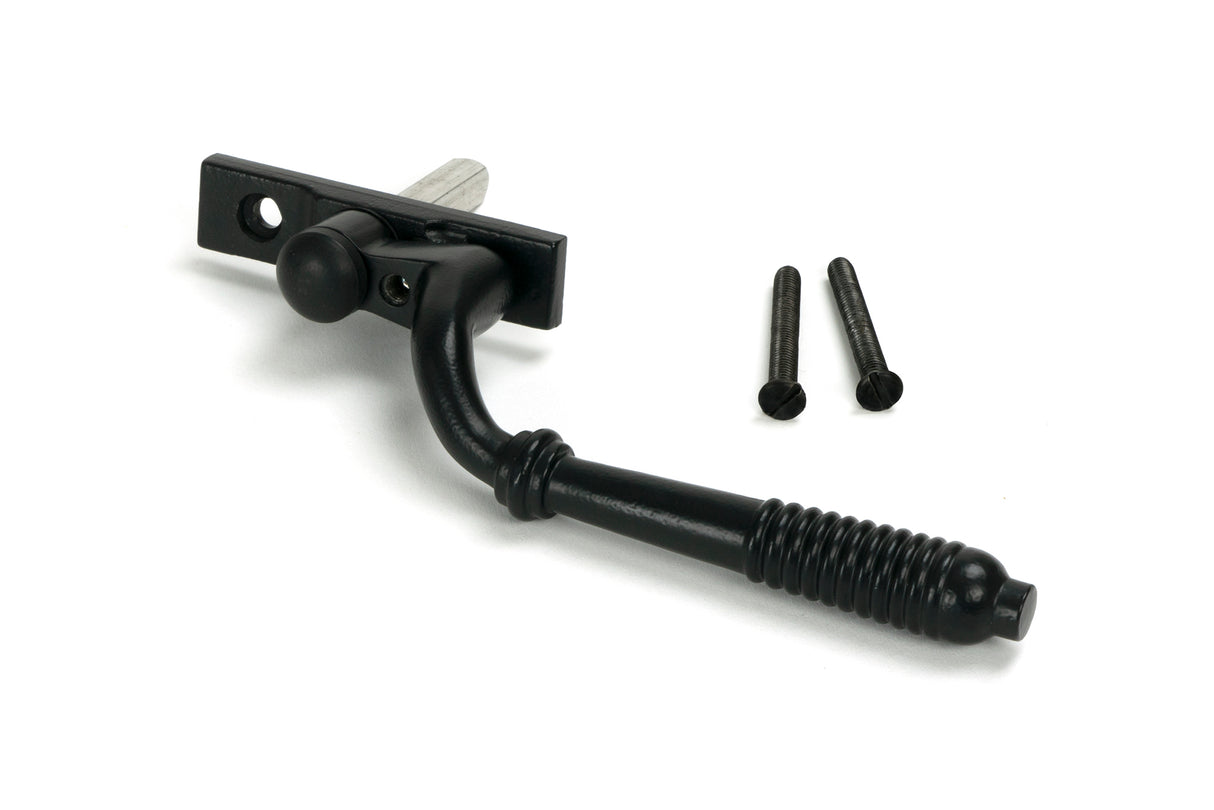 From The Anvil - Matt Black Reeded Espag - LH | Sku. 52051 | Trade Door Handles.