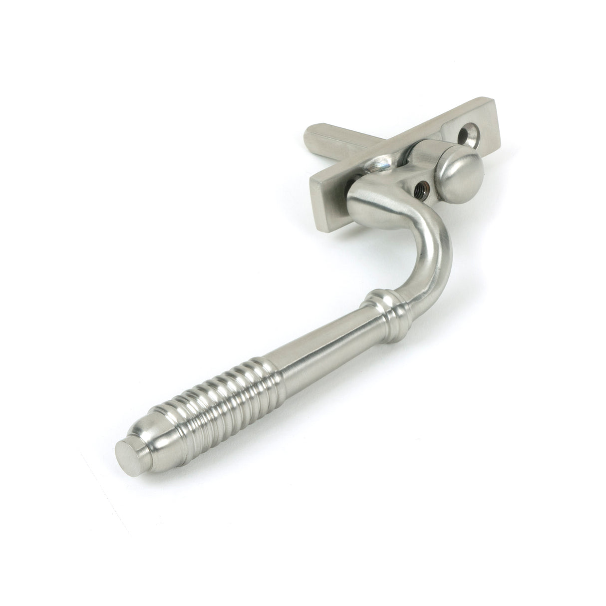 From The Anvil - Satin Marine SS (316) Reeded Espag - RH | Sku. 52056 | Trade Door Handles.