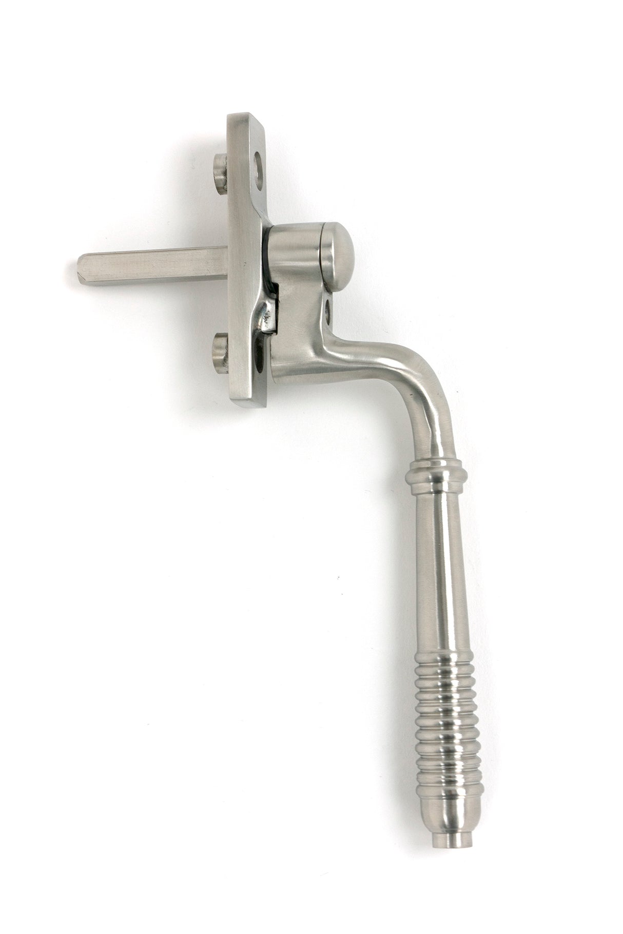 From The Anvil - Satin Marine SS (316) Reeded Espag - RH | Sku. 52056 | Trade Door Handles.