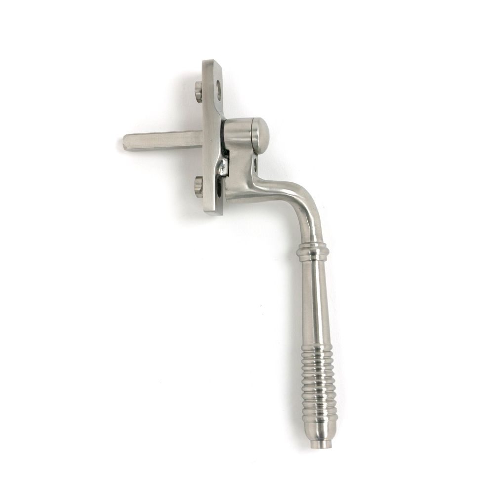 From The Anvil - Satin Marine SS (316) Reeded Espag - RH | Sku. 52056 | Trade Door Handles.