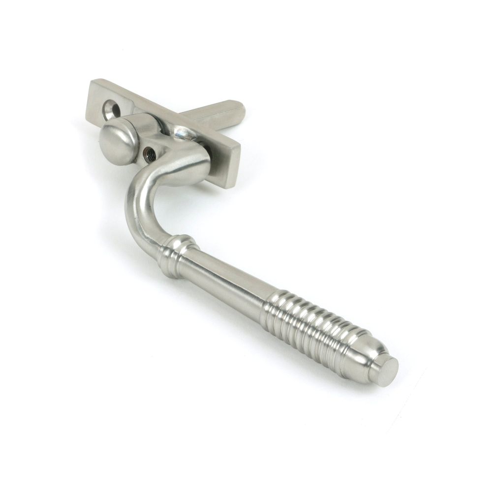 From The Anvil - Satin Marine SS (316) Reeded Espag - LH | Sku. 52057 | Trade Door Handles.