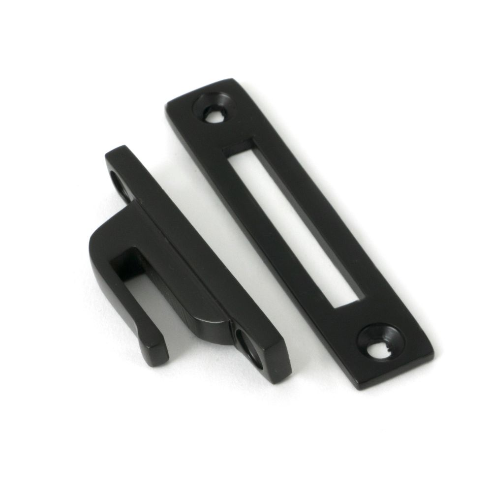 From The Anvil - Matt Black Locking Newbury Fastener | Sku. 52064 | Trade Door Handles.