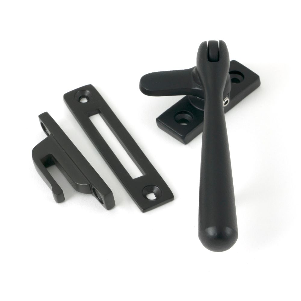 From The Anvil - Matt Black Locking Newbury Fastener | Sku. 52064 | Trade Door Handles.