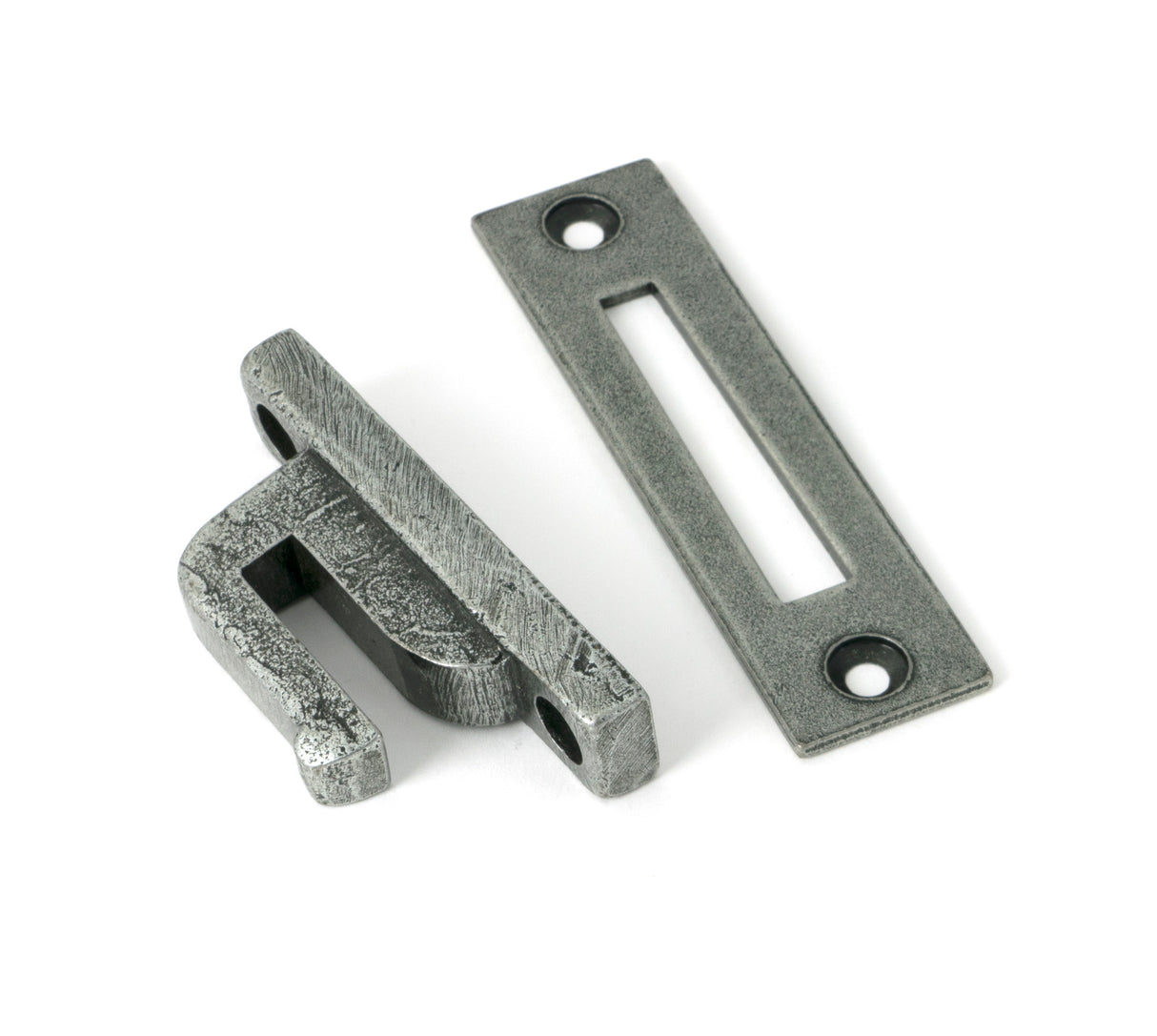From The Anvil - Pewter Locking Newbury Fastener | Sku. 52065 | Trade Door Handles.