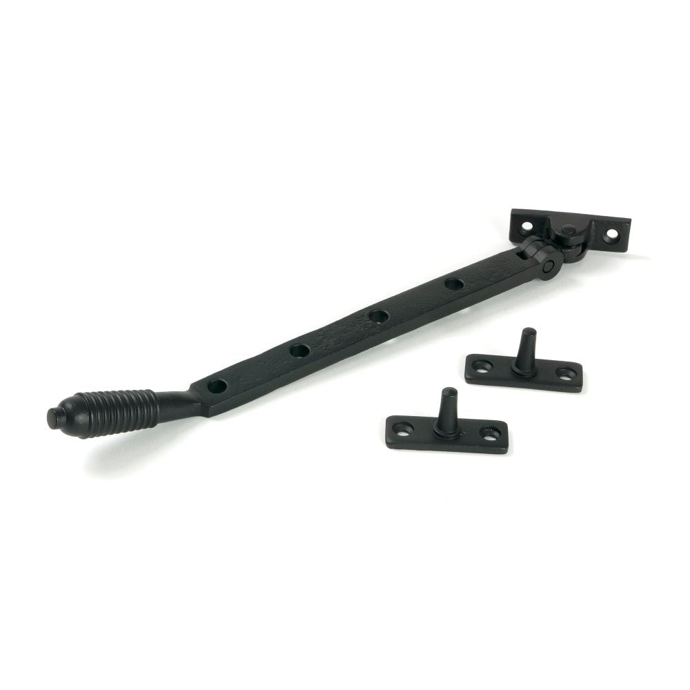 From The Anvil - Matt Black 10" Reeded Stay | Sku. 52072 | Trade Door Handles.