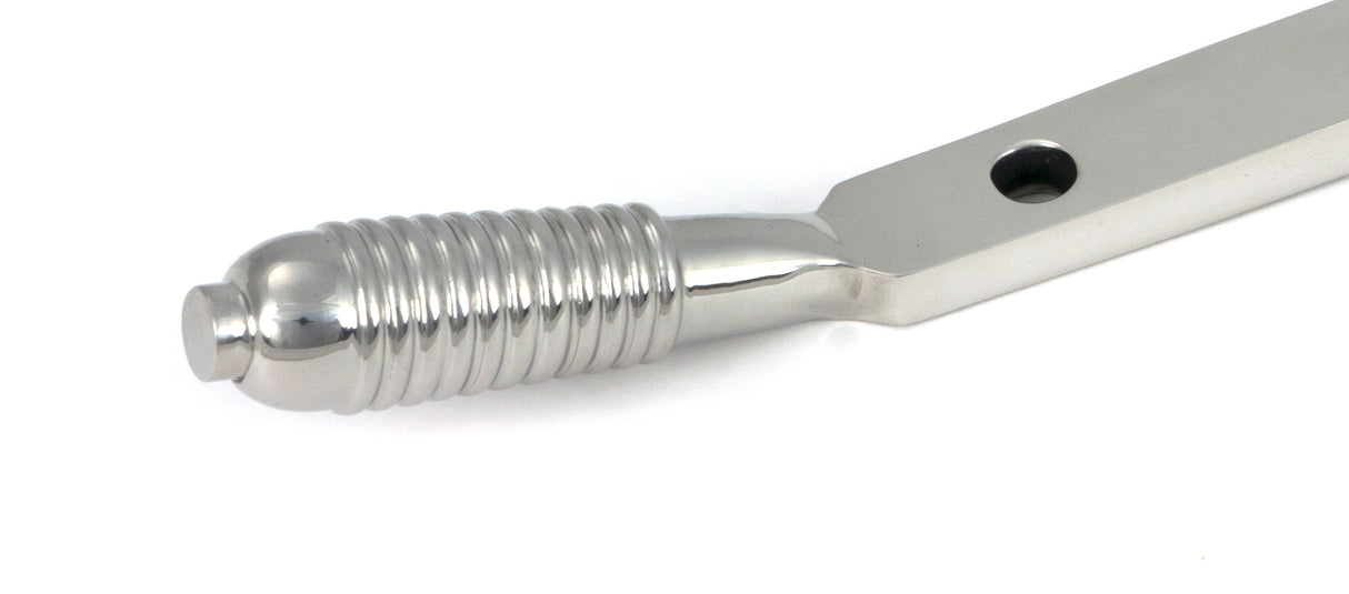 From The Anvil - Polished Marine SS (316) 12" Reeded Stay | Sku. 52078 | Trade Door Handles.