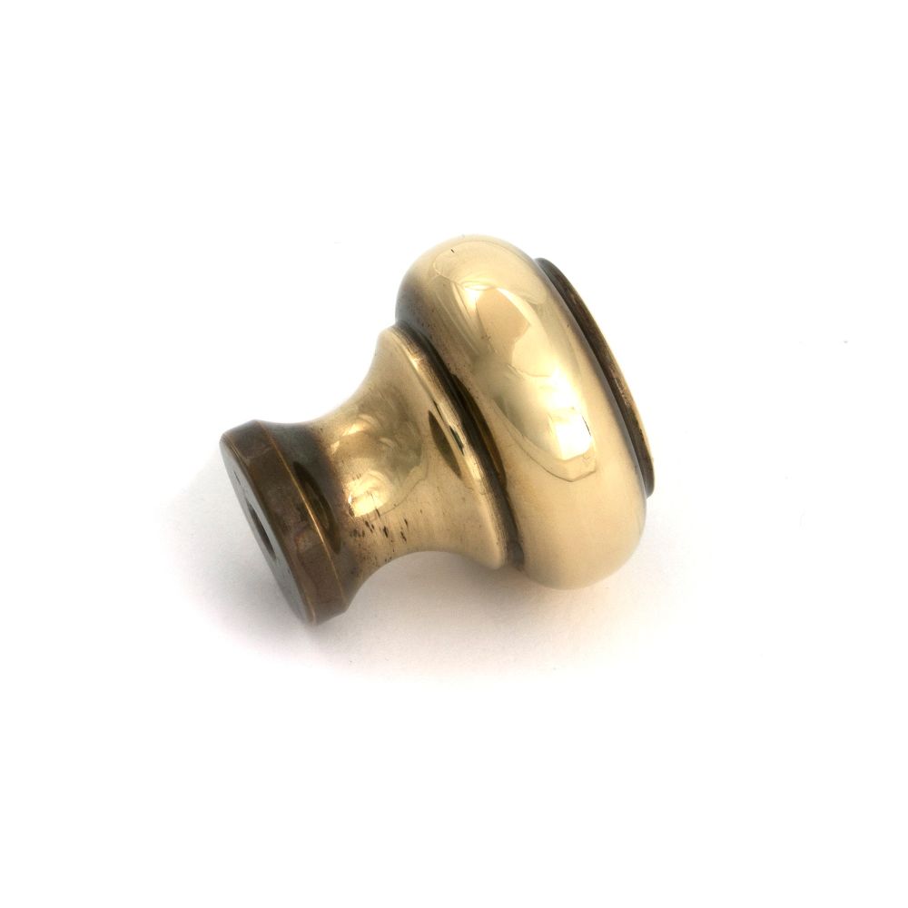 From The Anvil - Aged Brass Regency Cabinet Knob - Small | Sku. 52087 | Trade Door Handles.