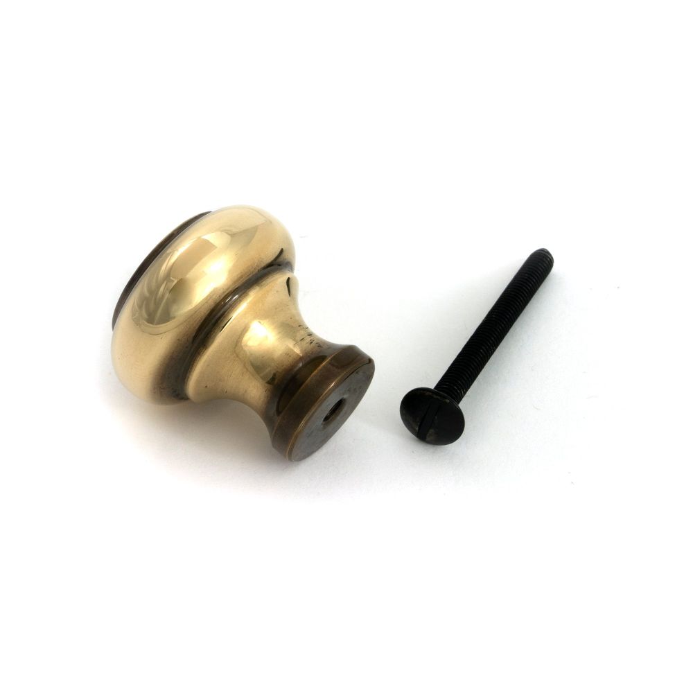 From The Anvil - Aged Brass Regency Cabinet Knob - Small | Sku. 52087 | Trade Door Handles.