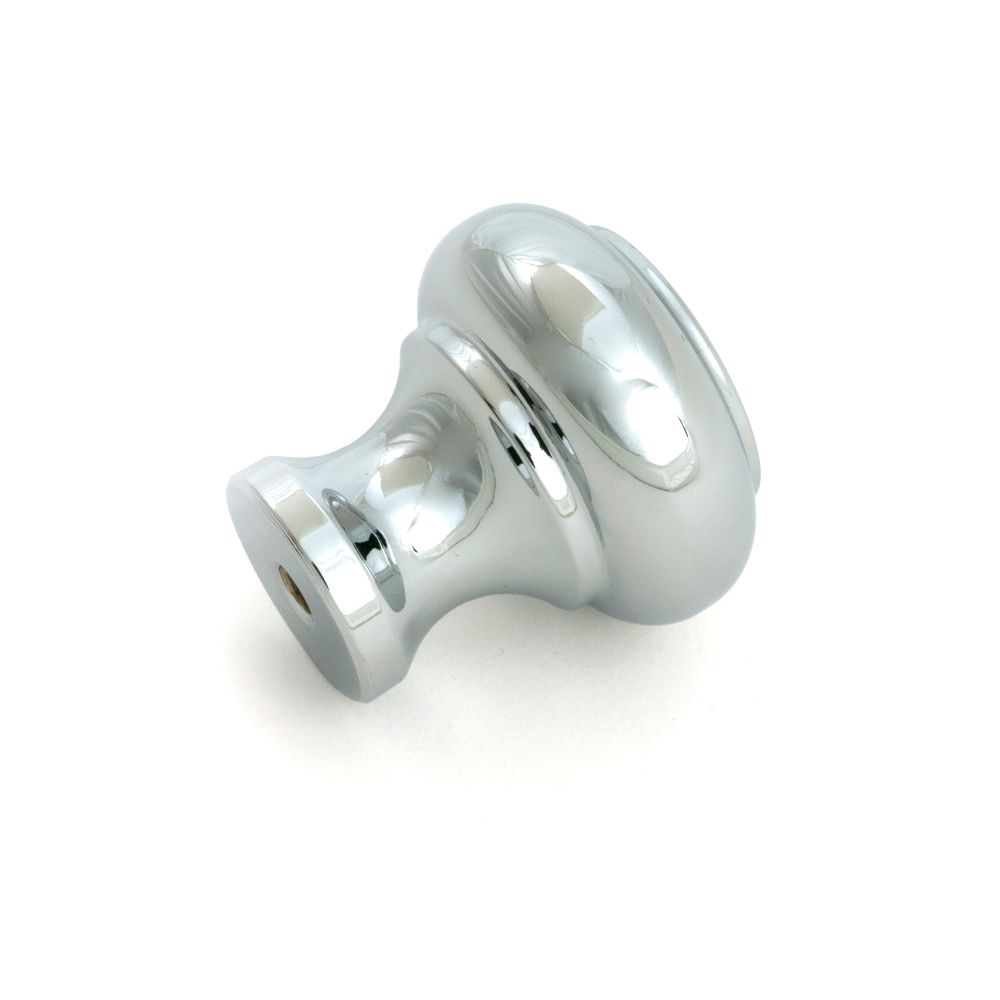 From The Anvil - Polished Chrome Regency Cabinet Knob - Small | Sku. 52091 | Trade Door Handles.