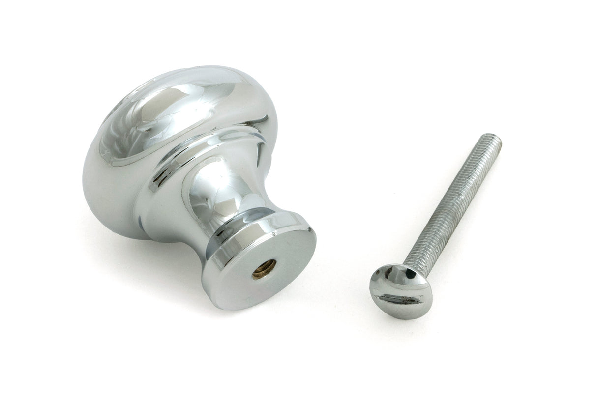 From The Anvil - Polished Chrome Regency Cabinet Knob - Small | Sku. 52091 | Trade Door Handles.