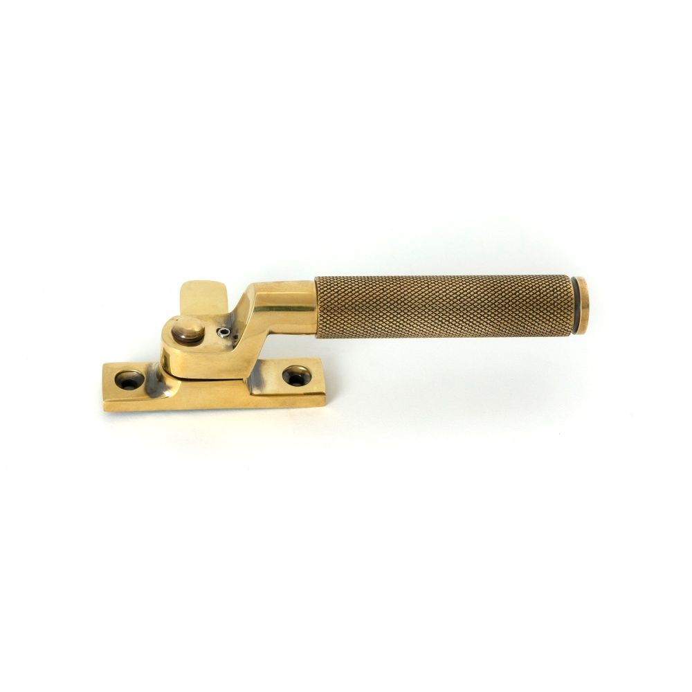 From The Anvil - Aged Brass Locking Brompton Fastener LH | Sku. 52115 | Trade Door Handles.