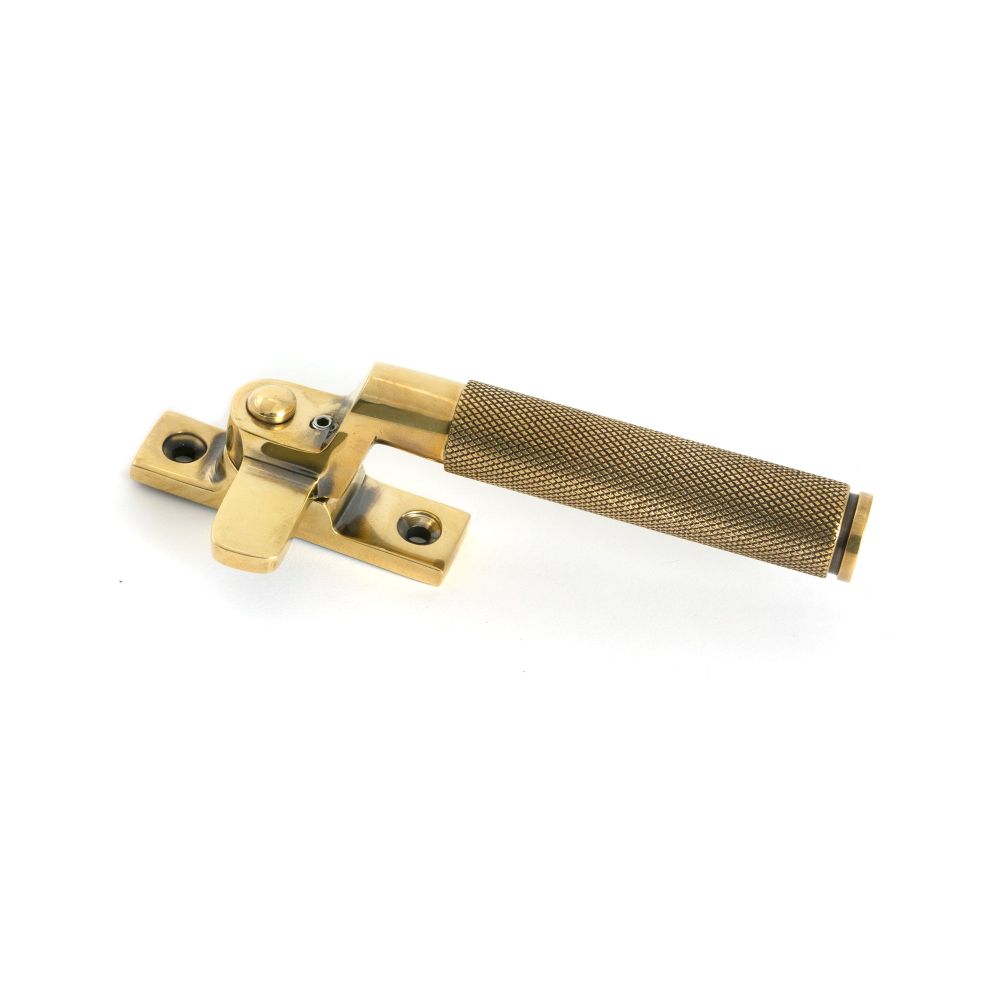 From The Anvil - Aged Brass Locking Brompton Fastener RH | Sku. 52116 | Trade Door Handles.