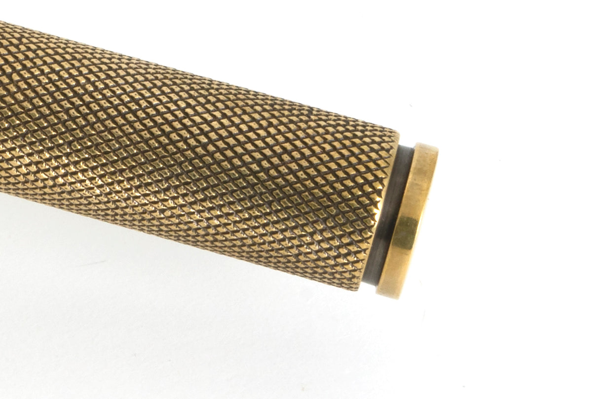 From The Anvil - Aged Brass Locking Brompton Fastener RH | Sku. 52116 | Trade Door Handles.