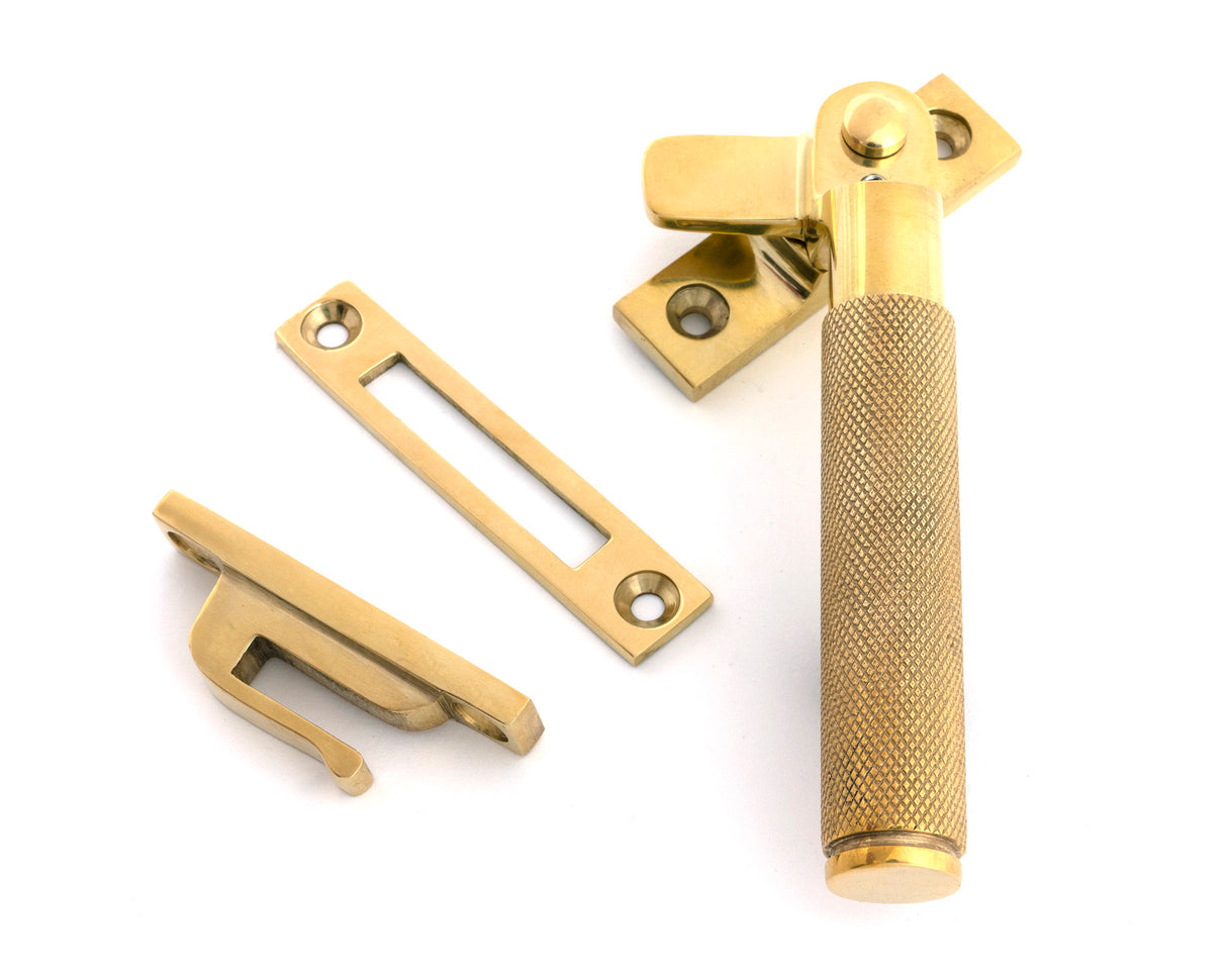 From The Anvil - Polished Brass Locking Brompton Fastener RH | Sku. 52126 | Trade Door Handles.