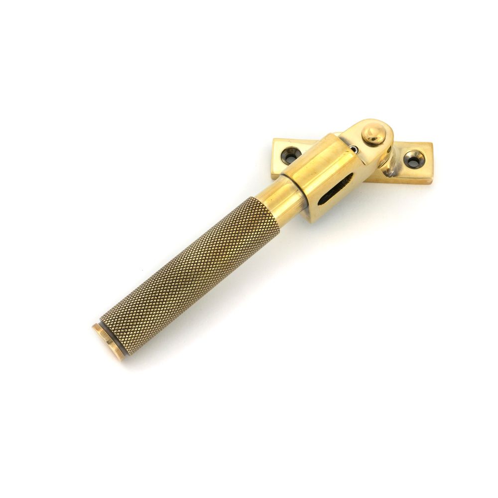 From The Anvil - Aged Brass Night-Vent Locking Brompton Fastener | Sku. 52127 | Trade Door Handles.