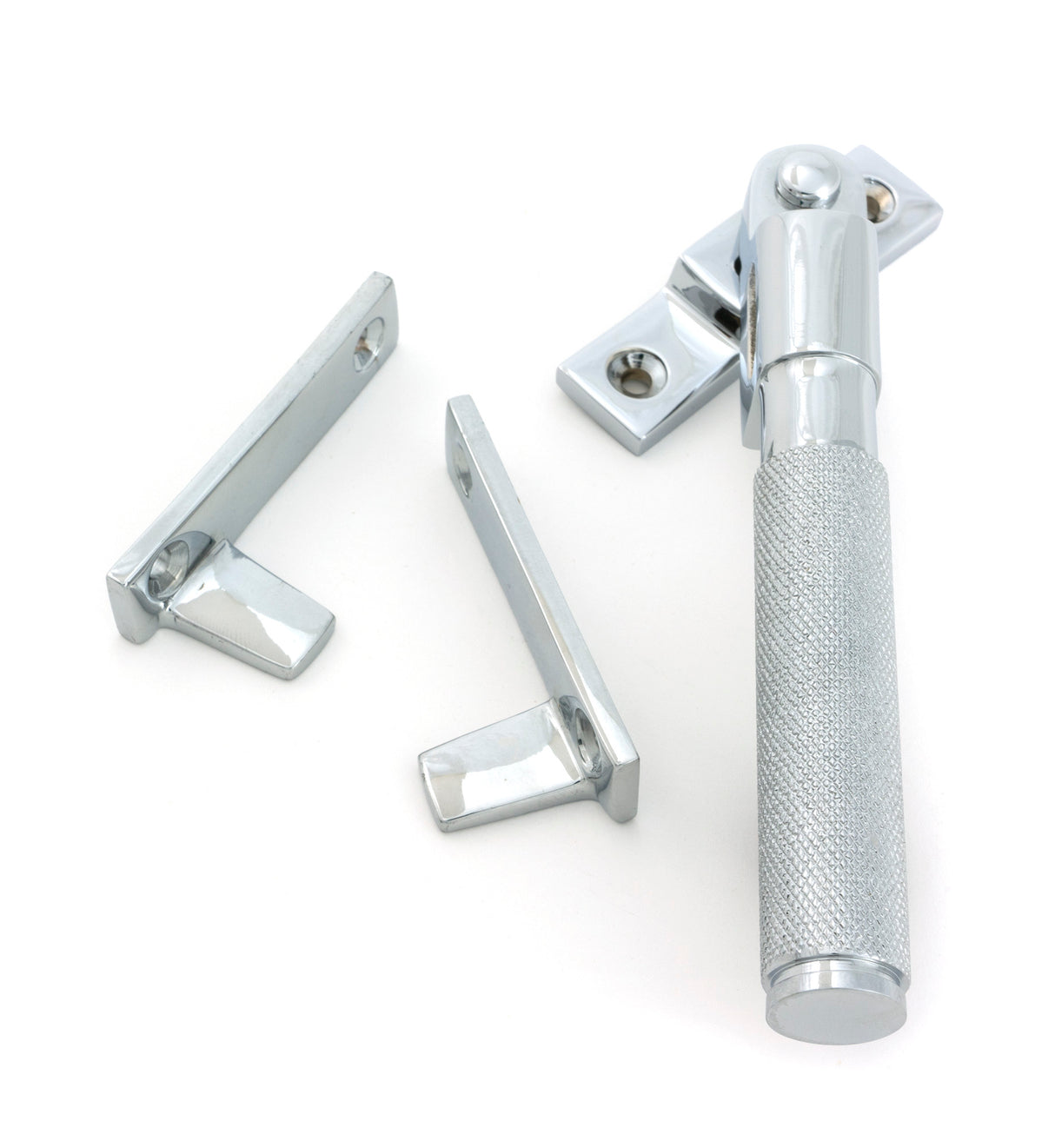 From The Anvil - Polished Chrome Night-Vent Locking Brompton Fastener | Sku. 52128 | Trade Door Handles.