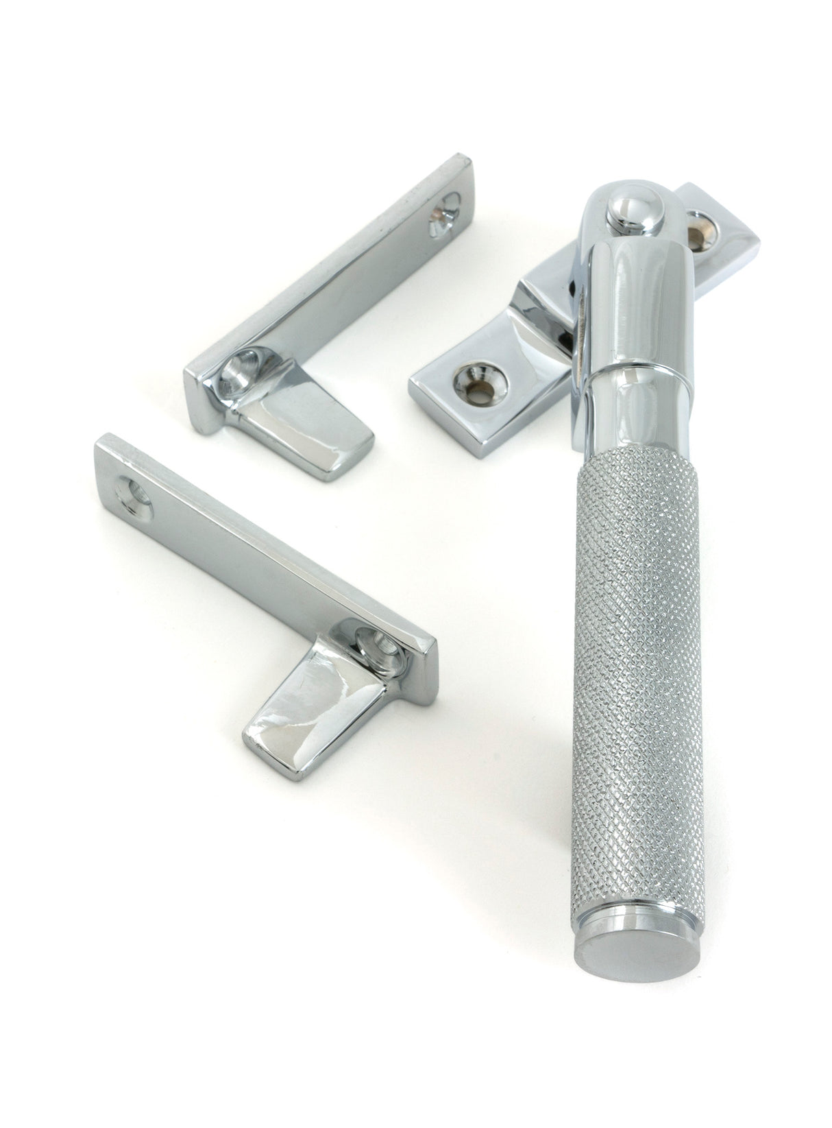 From The Anvil - Polished Chrome Night-Vent Locking Brompton Fastener | Sku. 52128 | Trade Door Handles.