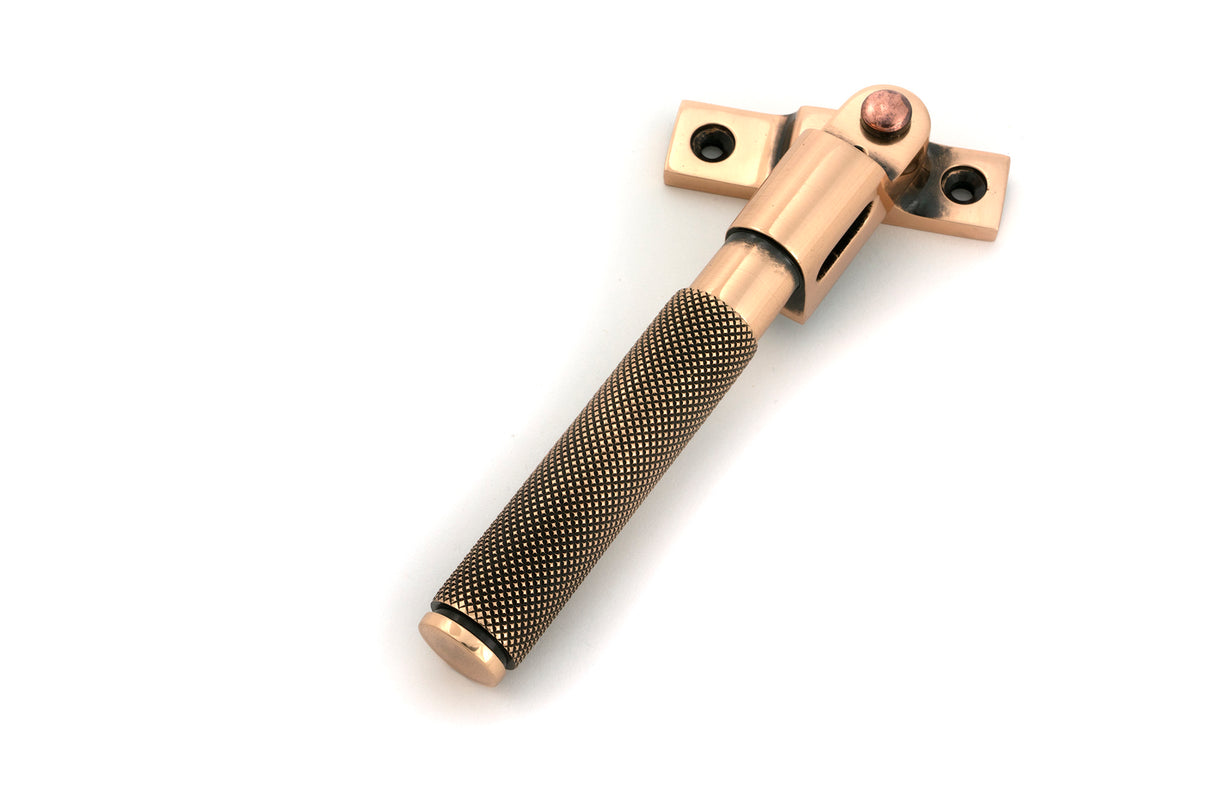 From The Anvil - Polished Bronze Night-Vent Locking Brompton Fastener | Sku. 52131 | Trade Door Handles.