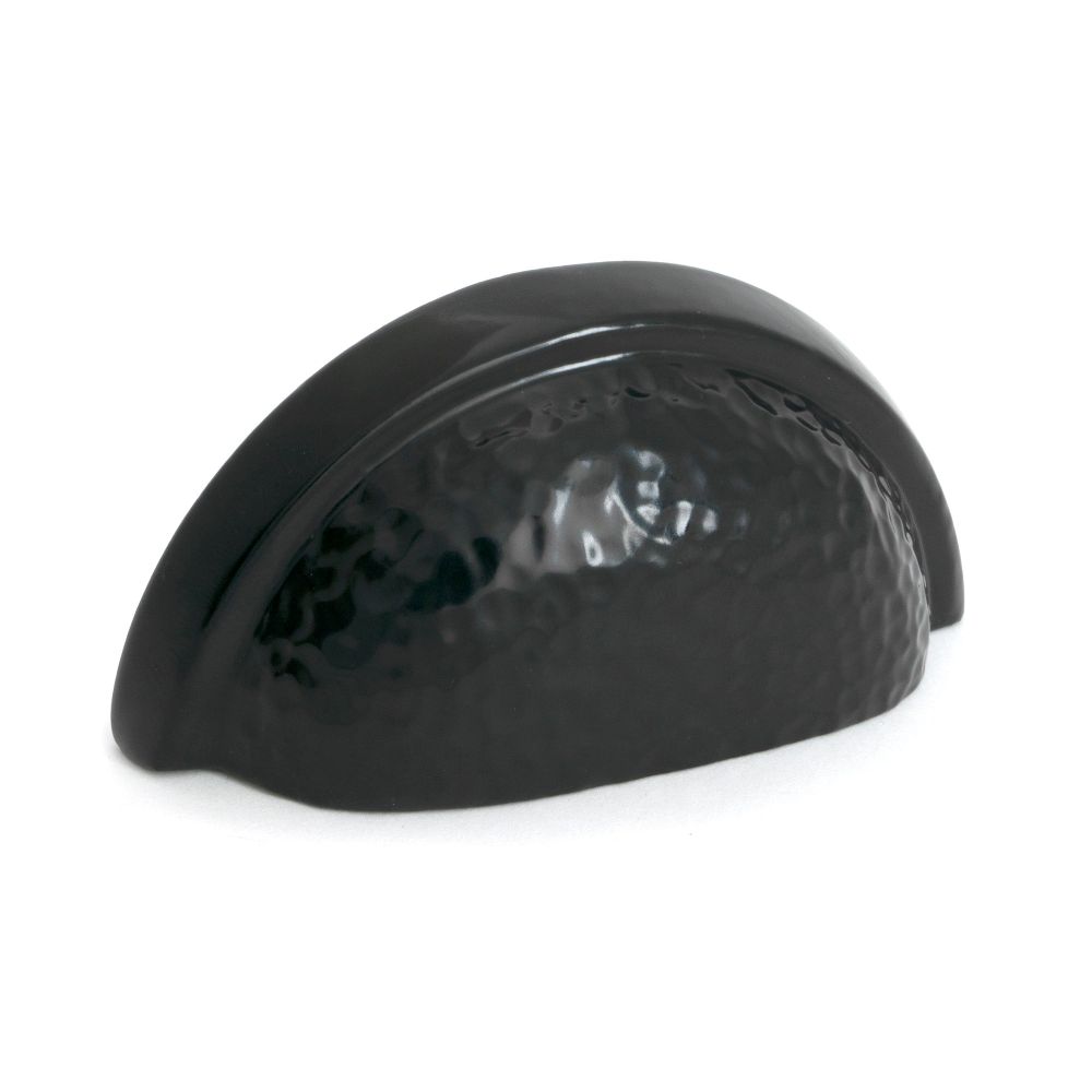 From The Anvil - Black Hammered Regency Drawer Pull | Sku. 52158 | Trade Door Handles.