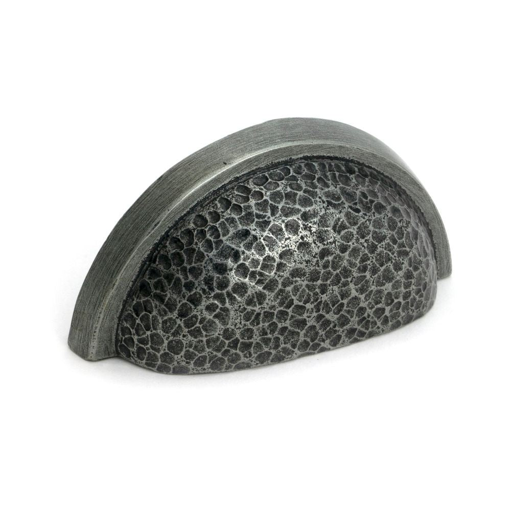 From The Anvil - Pewter Hammered Regency Drawer Pull | Sku. 52159 | Trade Door Handles.