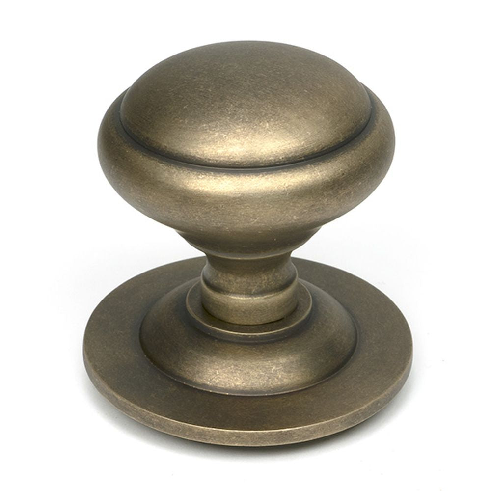 High quality images of the From The Anvil - Burnished Brass Round Centre Door Knob | Sku. Anvil-52162 | available to order from Trade Door Handles, quick delivery at discounted prices.