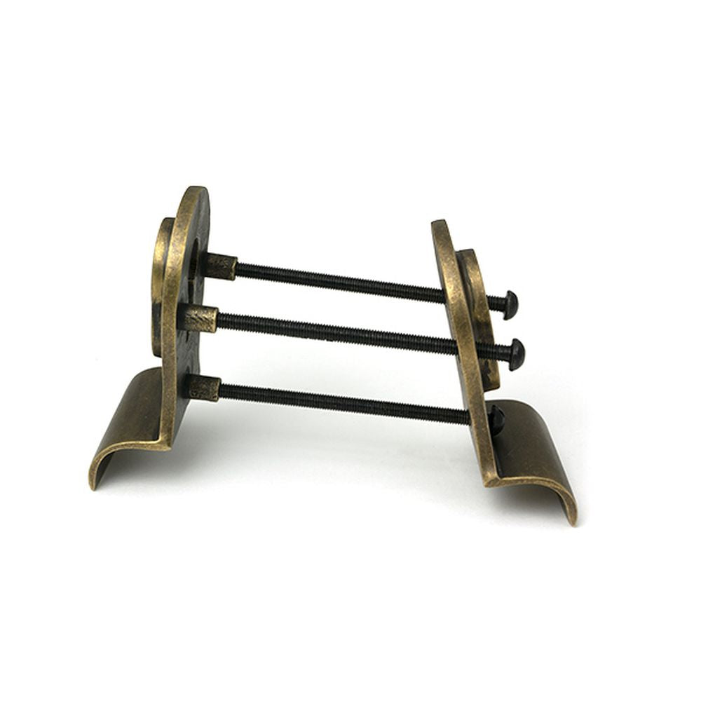 High quality images of the From The Anvil - Burnished Brass 50mm Euro Door Pull (Back to Back fixings) | Sku. Anvil-52164 | available to order from Trade Door Handles, quick delivery at discounted prices.