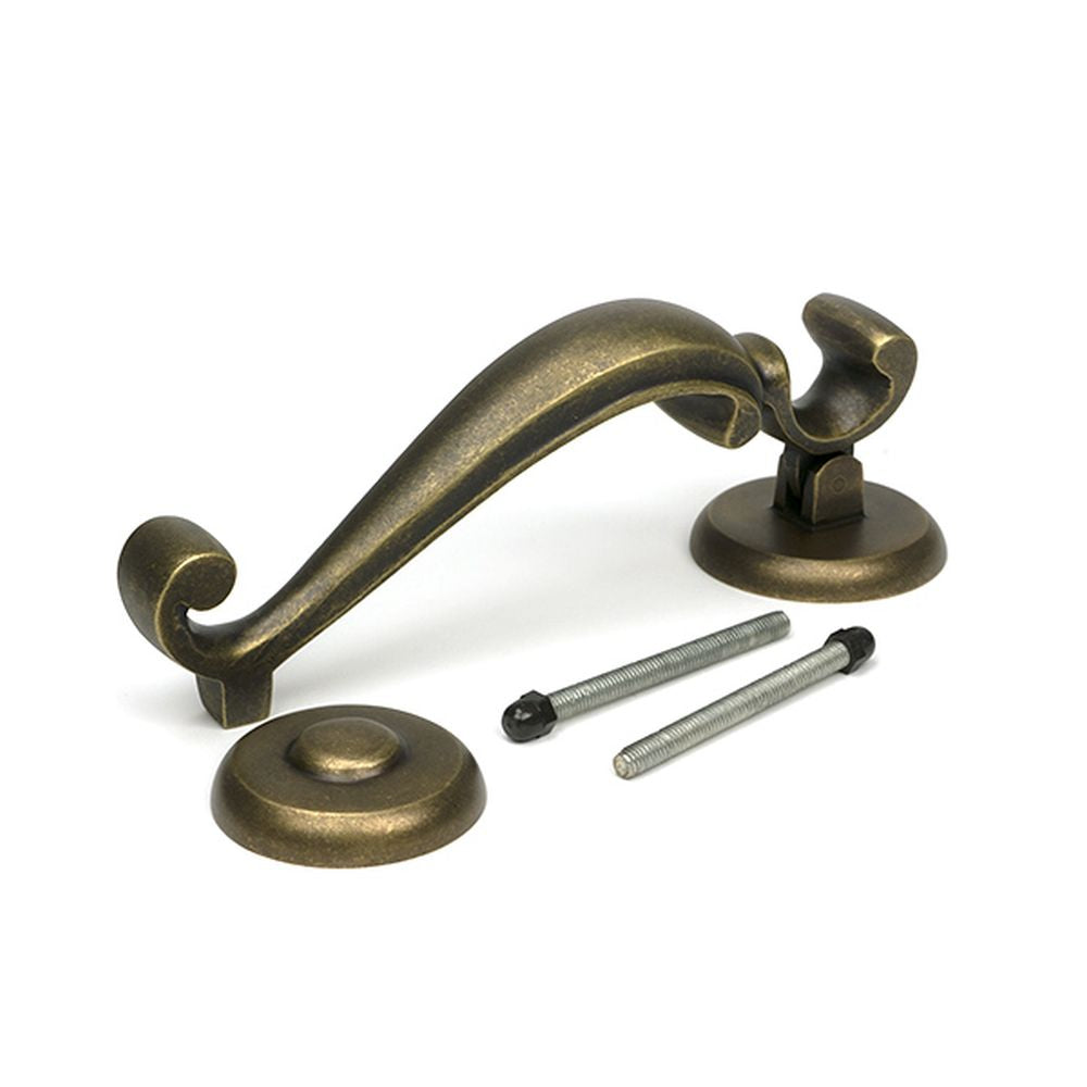 High quality images of the From The Anvil - Burnished Brass Doctors Door Knocker | Sku. Anvil-52166 | available to order from Trade Door Handles, quick delivery at discounted prices.