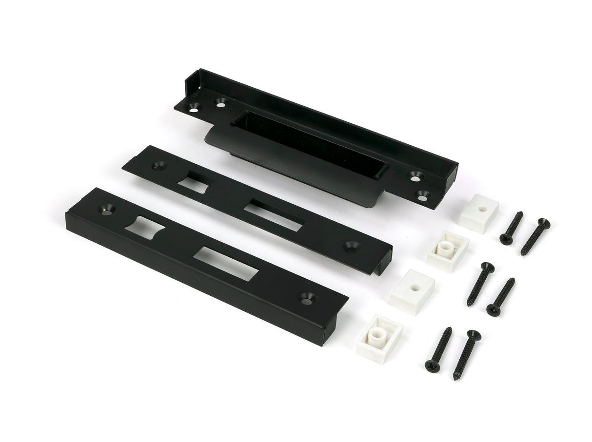 From The Anvil - ½" Rebate Kit for Sash Lock Aged Bronze | Sku. 52194 | Trade Door Handles.