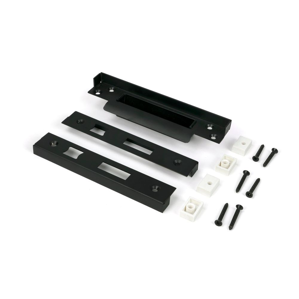 From The Anvil - 1/2" Rebate Kit for Sash Lock Aged Bronze | Sku. 52194 | Trade Door Handles.