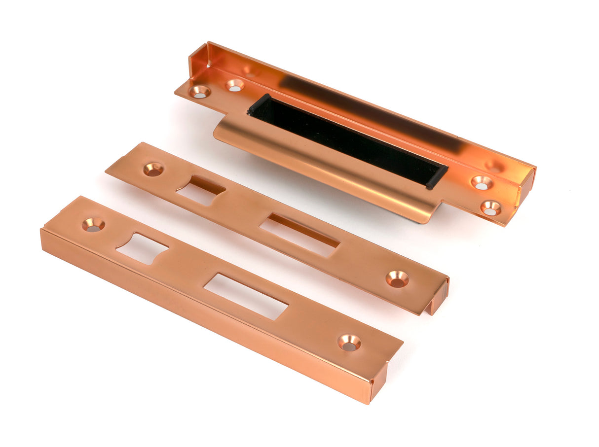 From The Anvil - ½" Rebate Kit for Sash Lock Polished Bronze | Sku. 52195 | Trade Door Handles.