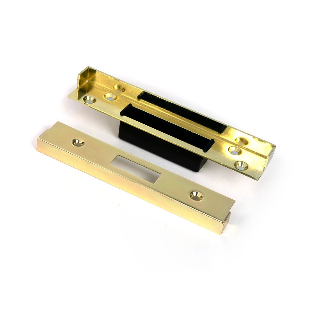 From The Anvil - 1/2" Rebate Kit for Dead Lock Polished Brass | Sku. 52198 | Trade Door Handles.