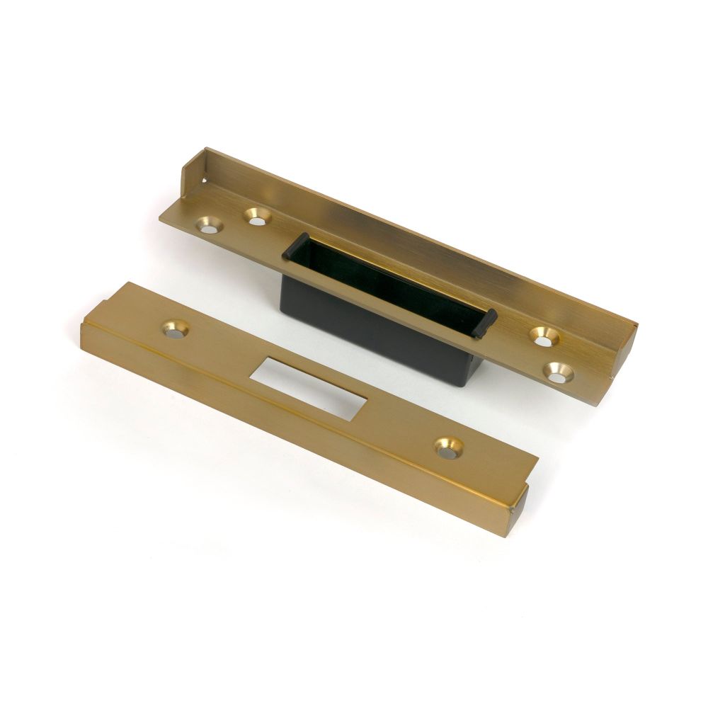 From The Anvil - 1/2" Rebate Kit for Dead Lock Satin Brass | Sku. 52200 | Trade Door Handles.