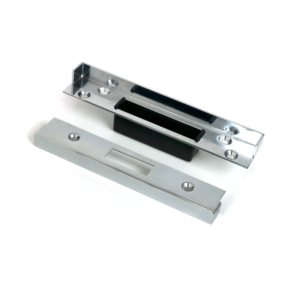 From The Anvil - 1/2" Rebate Kit for Dead Lock Polished Chrome | Sku. 52202 | Trade Door Handles.