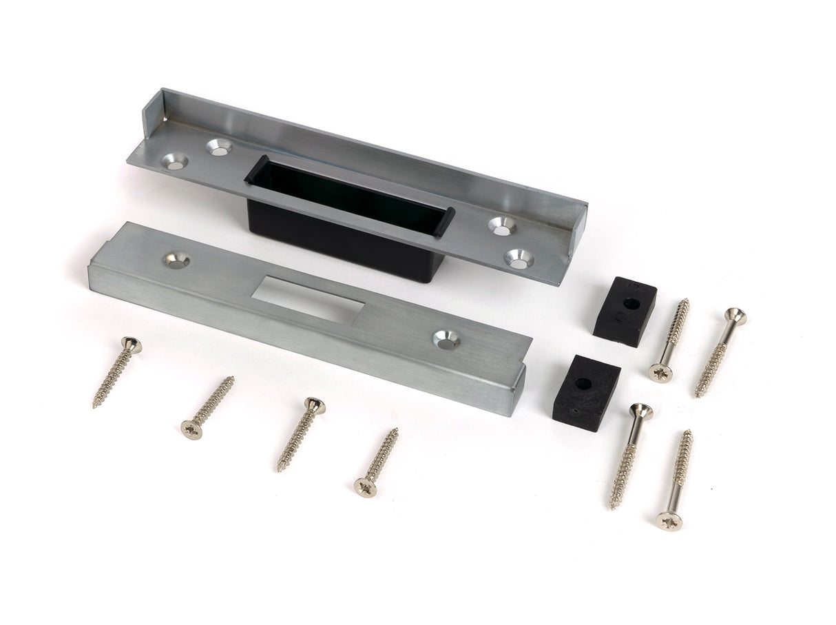 From The Anvil - ½" Rebate Kit for Dead Lock Satin Chrome | Sku. 52203 | Trade Door Handles.
