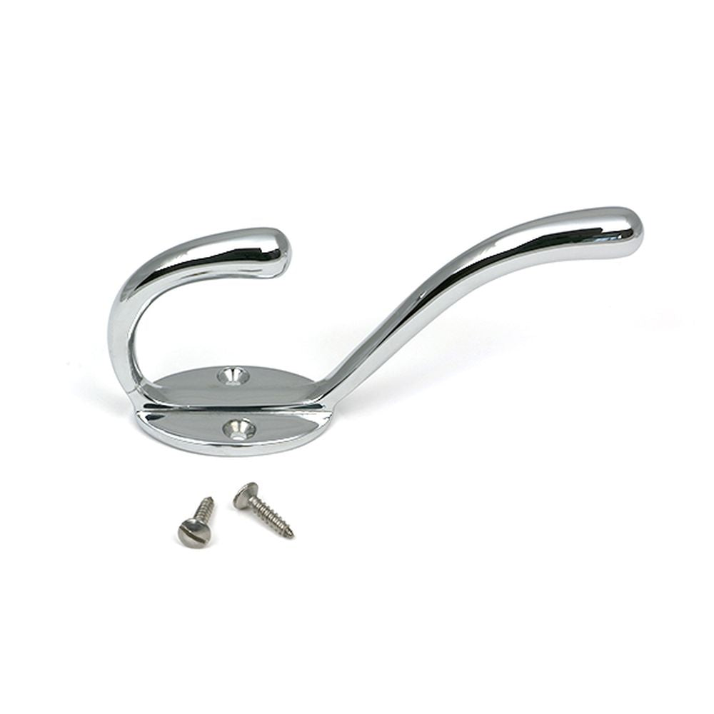 High quality images of the From The Anvil - Polished Chrome Newbury Hat & Coat Hook | Sku. Anvil-52220 | available to order from Trade Door Handles, quick delivery at discounted prices.