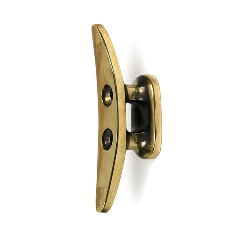 High quality images of the From The Anvil - Aged Brass Marine Cleat Hook | Sku. Anvil-52238 | available to order from Trade Door Handles, quick delivery at discounted prices.