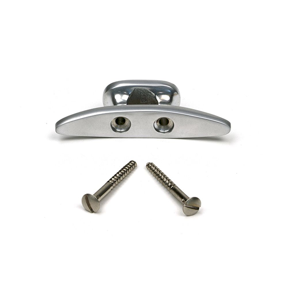 High quality images of the From The Anvil - Satin Chrome Marine Cleat Hook | Sku. Anvil-52241 | available to order from Trade Door Handles, quick delivery at discounted prices.