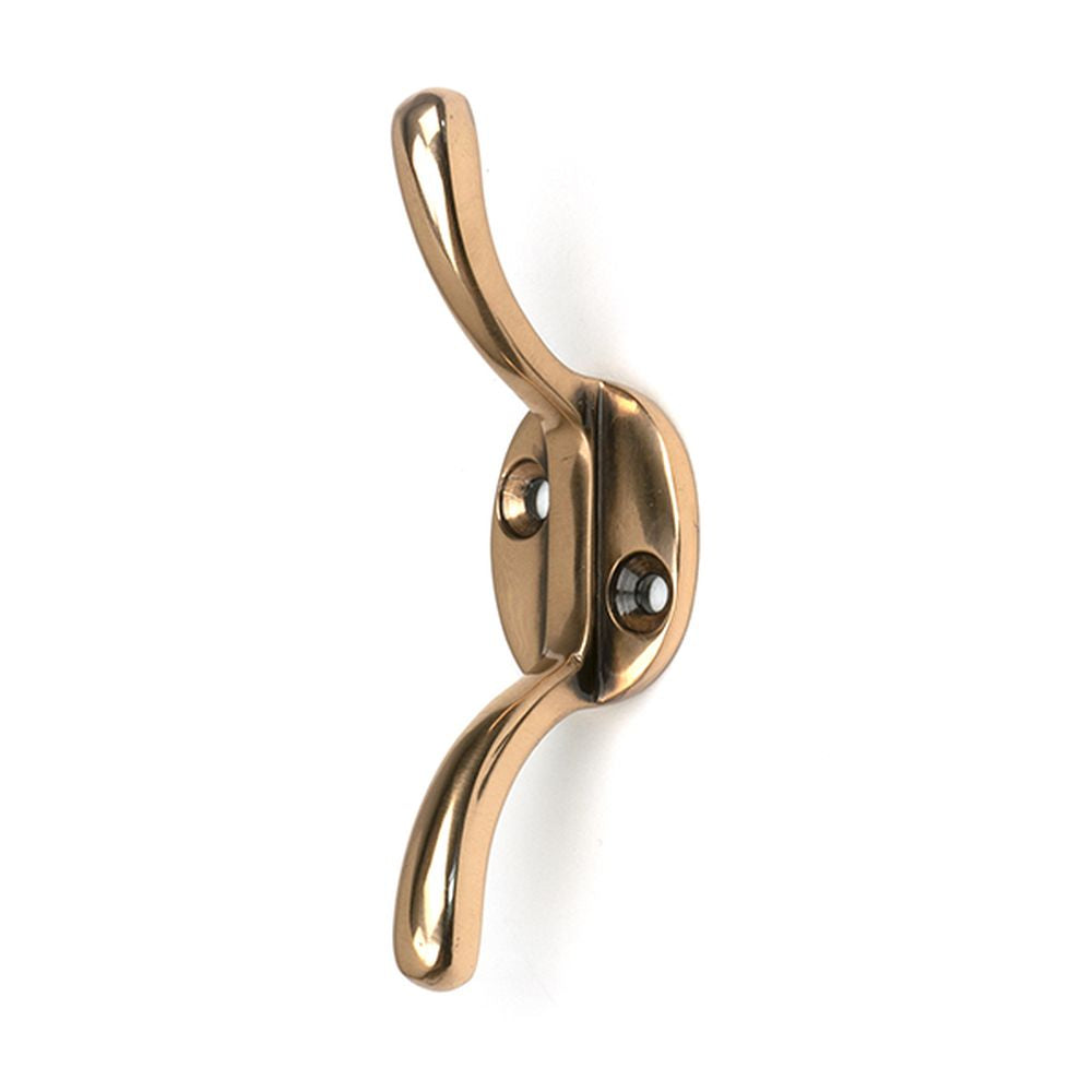 High quality images of the From The Anvil - Polished Bronze Newbury Cleat Hook | Sku. Anvil-52256 | available to order from Trade Door Handles, quick delivery at discounted prices.