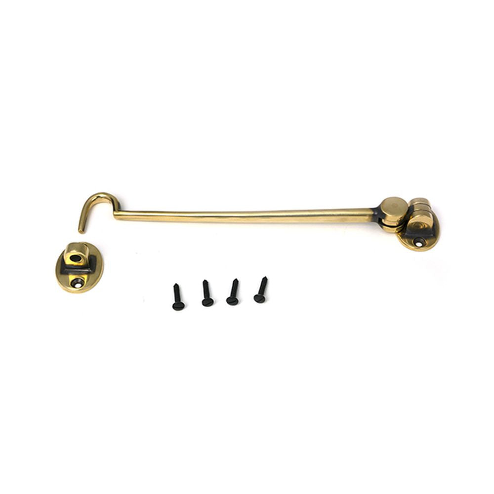 High quality images of the From The Anvil - Aged Brass 8" Cabin Hook | Sku. Anvil-52272 | available to order from Trade Door Handles, quick delivery at discounted prices.