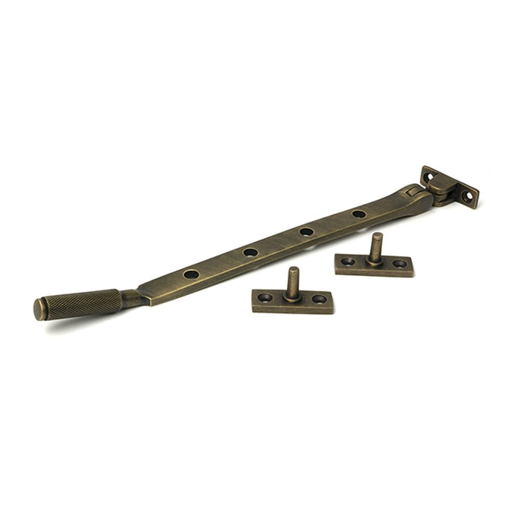 High quality images of the From The Anvil - Burnished Brass 10" Brompton Stay | Sku. Anvil-52324 | available to order from Trade Door Handles, quick delivery at discounted prices.