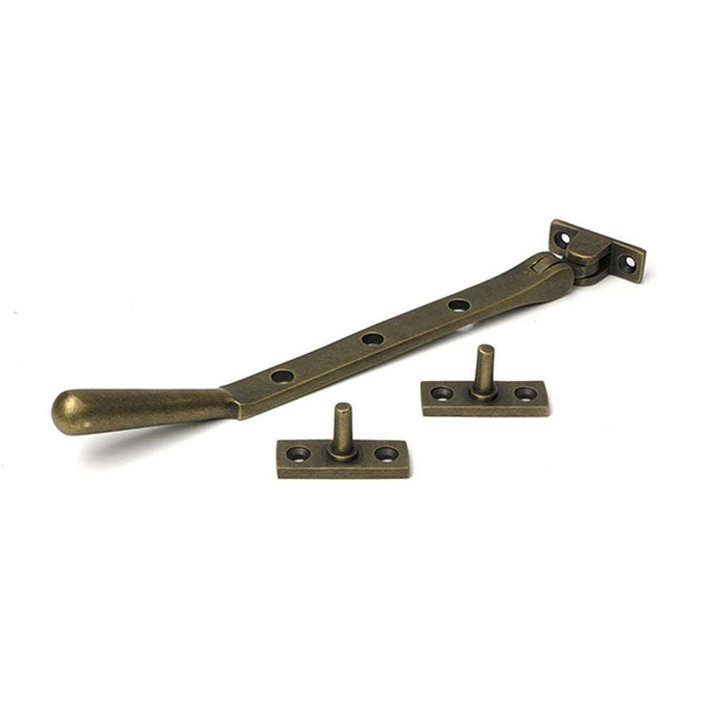 High quality images of the From The Anvil - Burnished Brass 8" Newbury Stay | Sku. Anvil-52326 | available to order from Trade Door Handles, quick delivery at discounted prices.
