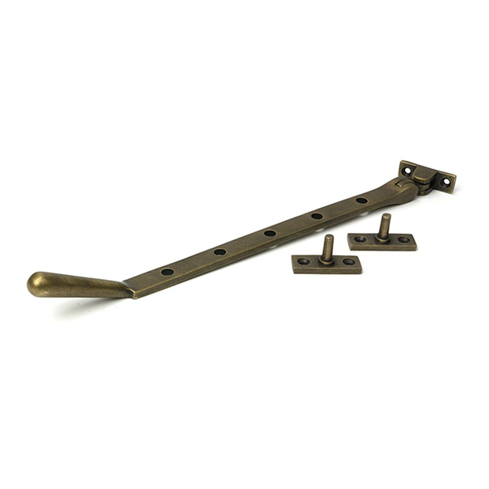 High quality images of the From The Anvil - Burnished Brass 12" Newbury Stay | Sku. Anvil-52328 | available to order from Trade Door Handles, quick delivery at discounted prices.