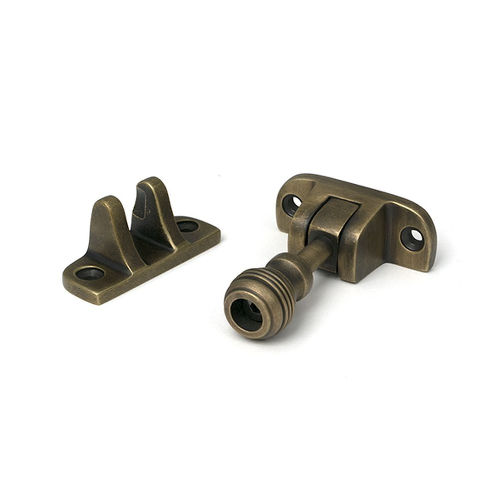 High quality images of the From The Anvil - Burnished Brass Prestbury Brighton Fastener (Radiused) | Sku. Anvil-52342 | available to order from Trade Door Handles, quick delivery at discounted prices.