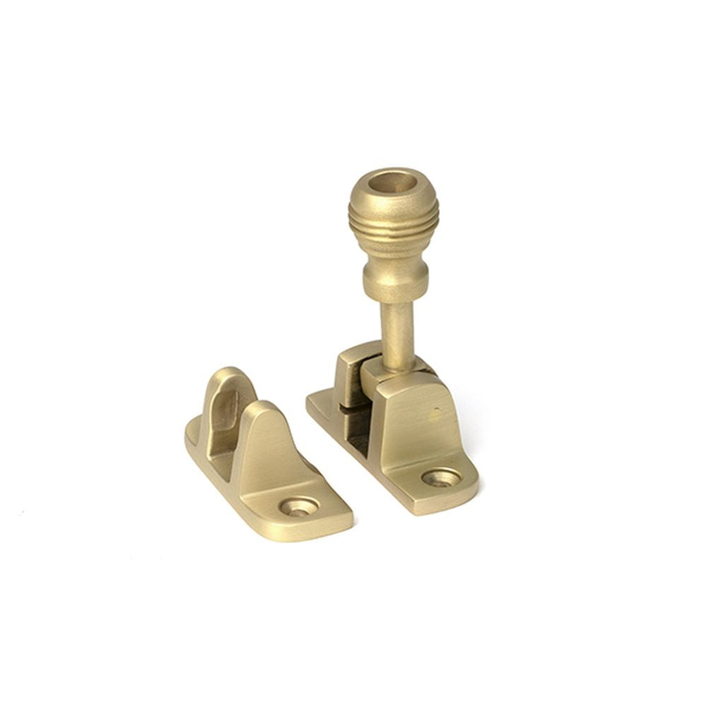 High quality images of the From The Anvil - Satin Brass Prestbury Brighton Fastener (Radiused) | Sku. Anvil-52346 | available to order from Trade Door Handles, quick delivery at discounted prices.
